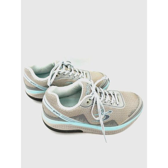 Women's GRAVITY GDEFY Mighty Walk Athletic Shoes TB9024FGU BLUE/GREY Size 9.5 - Picture 1 of 12